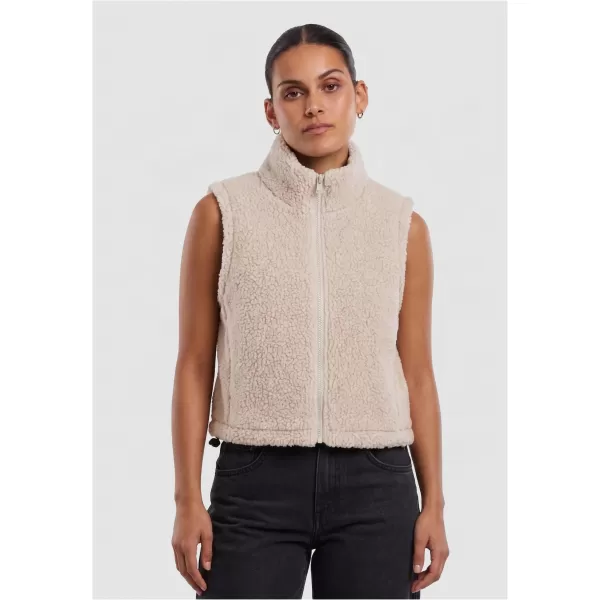  Ženski prsluk URBAN CLASSICS TB7087-02903 BIJELI PIJESAK 