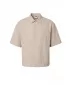 Muška košulja URBAN CLASSICS TB8417-22409 SMEĐA MOKA/BIJELA
