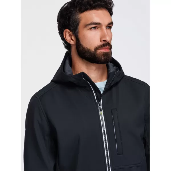  Muška softshell jakna OMBRE OM-JANP-0292 CRNA 