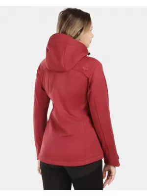 Ženska softshell jakna KILPI ONTAVIA-W 1L0113KI TAMNOCRVENA