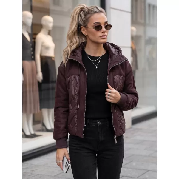  Ženska jakna DSTREET TY6094 TAMNOCRVENA 