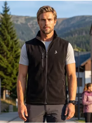 Muški prsluk od flisa ALTISPORT ALM002525 CRNA
