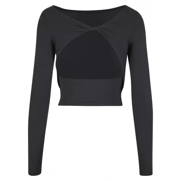 Ženska majica kratkih rukava URBAN CLASSICS TB7721 CRNA 