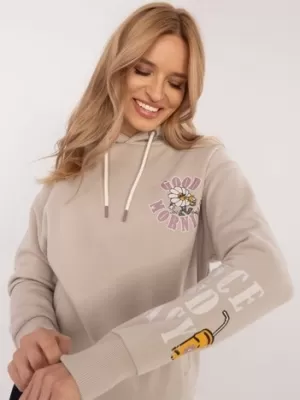 Ženski sweatshirt SUBLEVEL D10600T02420K BEŽ