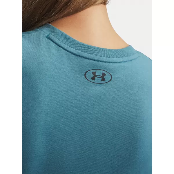  Ženska majica kratkih rukava UNDER ARMOUR W VARSITY SS 6010592-466 PLAVA 
