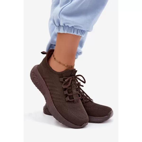  Ženske tenisice BIG STAR SHOES UU274055 SMEĐA/BEŽ 