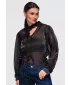 Ženska bluza OMBRE OW-TS-E0086 CRNA