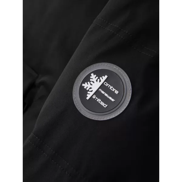  Muška parka OMBRE OM-JALJ-0310 CRNA 