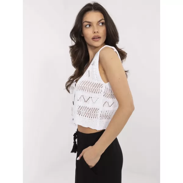  Ženski pulover SUBLEVEL D93076J90849A BIJELA 