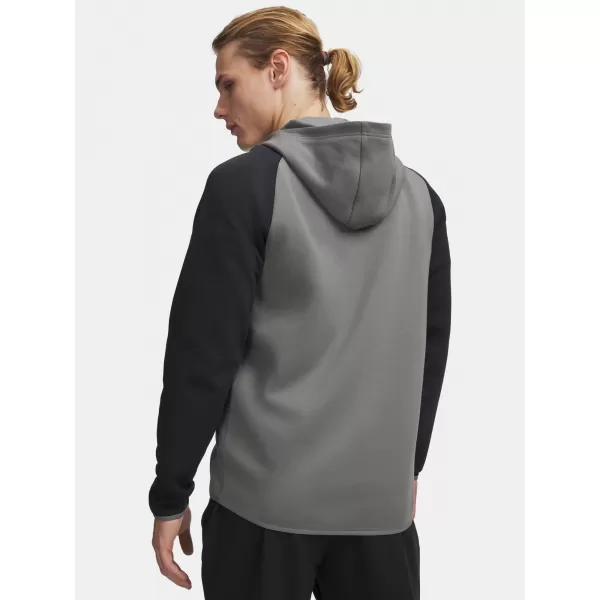  Muški sweatshirt UNDER ARMOUR UNSTOPPABLE FLC FZ HD EU 1389352-709 ZELENA 