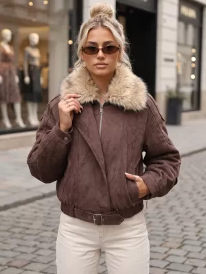 Ženska jakna DSTREET TY5701 SMEĐA