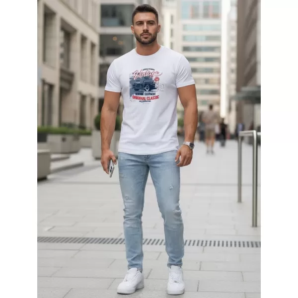  Muška majica kratkih rukava DSTREET NX5082R BIJELA 