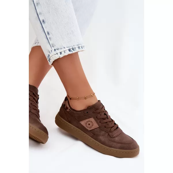  Ženske tenisice BIG STAR SHOES UU274017 SMEĐA/BEŽ 