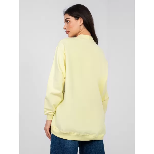  Ženski sweatshirt BASIC FEEL GOOD RV-BL-5185.93P JARKO ŽUTA 