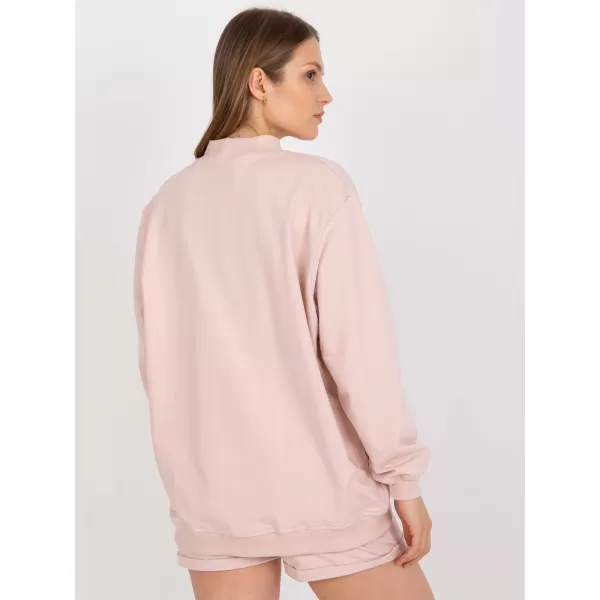  Ženski sweatshirt BASIC FEEL GOOD AP-BL-A-R001 JARKO RUŽIČASTA 
