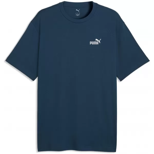  Muška majica kratkih rukava PUMA ESS RELAXED SMALL NO. 1 LOGO TEE 68915336 PONOĆNI BENZIN 