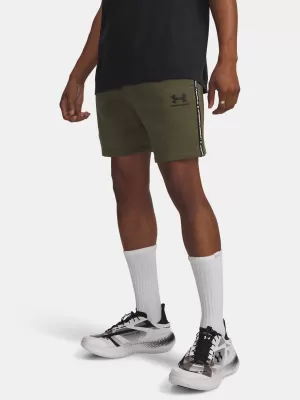 Muške kratke hlače UNDER ARMOUR ICON FLEECE SHORT TAPING 1390299-391 ZELENA