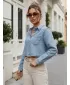 Ženska jakna DSTREET TY5691 PLAVA
