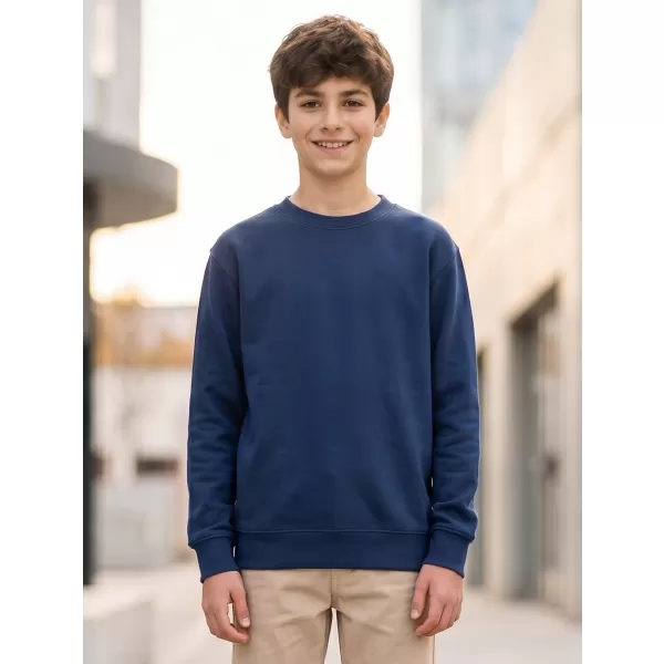  Dječji sweatshirt MALFINI CREW 427 PONOĆNO PLAVA 