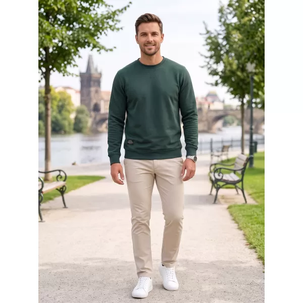  Muški sweatshirt ALTISPORT NP/ALMST43001 TAMNOZELENE BOJE 