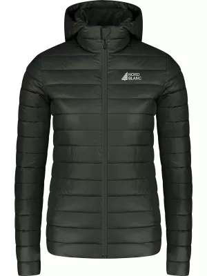 Prošivena ženska jakna NORDBLANC NIMBUS WJL8395 TAMNO ZELENA