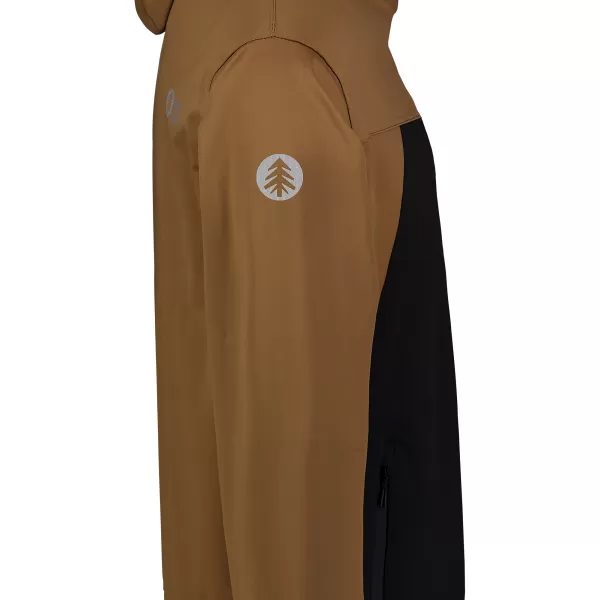  Muška vodootporna softshell jakna NORDBLANC EXPEDITIOUS NBSSM8323 SMEĐA 