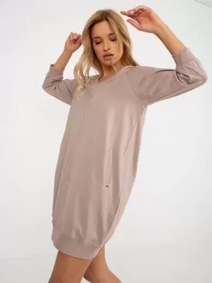Haljina BASIC FEEL GOOD RV-SK-7203.35P TAMNO BEŽ