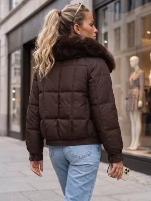 Ženska jakna DSTREET TY6040 SMEĐA