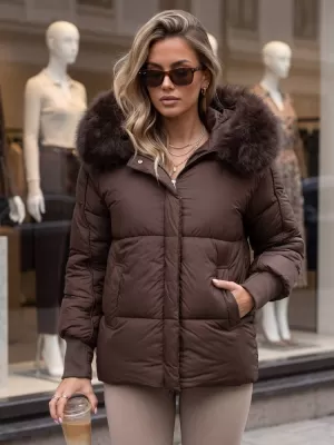 Ženska jakna DSTREET TY6004 SMEĐA