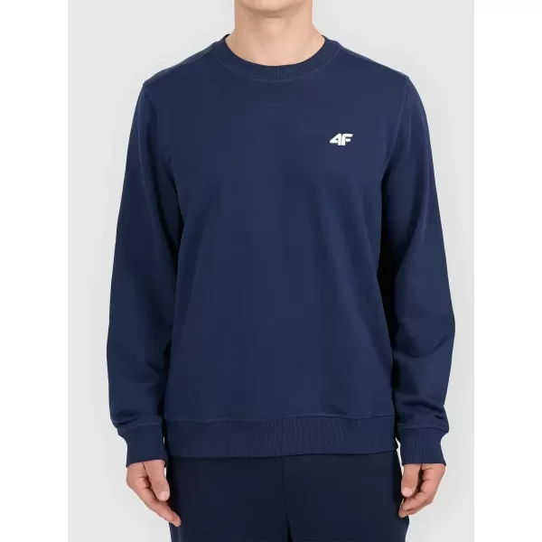  Muški sweatshirt 4F WMM00TSWSM1768 NAVIKE 