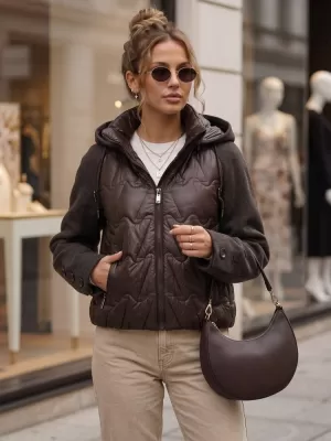 Ženska jakna DSTREET TY5935 SMEĐA