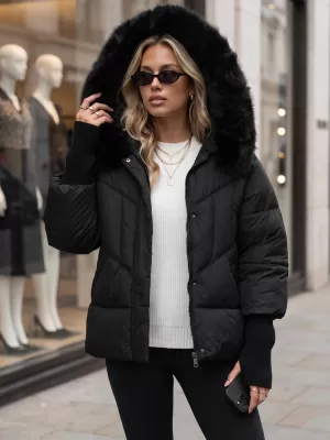 Ženska jakna DSTREET TY5741 CRNA