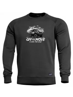 Muški pulover PENTAGON HAWK ON THE MOVE K09019-OM CRNA