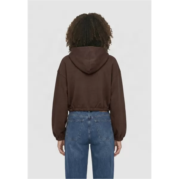  Ženski sweatshirt URBAN CLASSICS TB8635-14274 ČOKOLADNO SMEĐA 