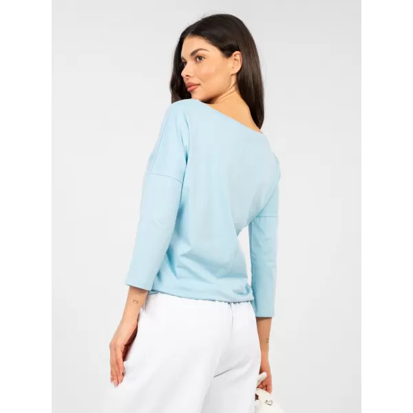  Ženska majica kratkih rukava BASIC FEEL GOOD RV-BZ-4691.10X SVIJETLOPLAVA 