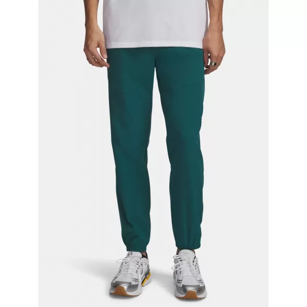  Muške trenirke UNDER ARMOUR VIBE WOVEN JOGGER 1386557-338 ZELENA 