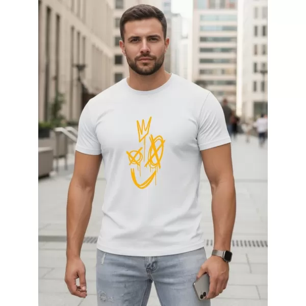  Muška majica kratkih rukava DSTREET NX0138R-WH BIJELA 