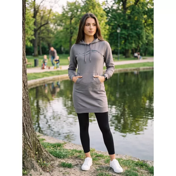  Ženska produžena majica ALTISPORT ALW001419 ČELIČNO SIVA 