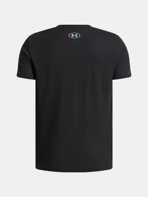 Majica za dječake UNDER ARMOUR B LOGO WM COLLAGE SS 6009271-001 CRNA