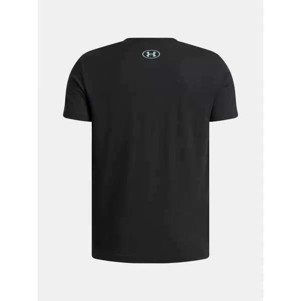  Majica za dječake UNDER ARMOUR B LOGO WM COLLAGE SS 6009271-001 CRNA 