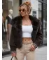 Ženska jakna DSTREET TY5843 SMEĐA
