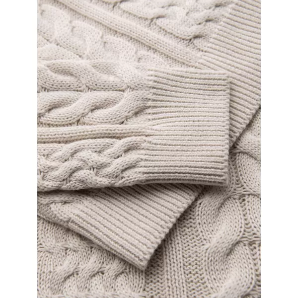  Muški pulover OMBRE OM-SWSW-0191 EKRU 