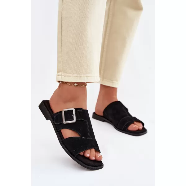  Ženske papuče BIG STAR SHOES TT274477 CRNA 
