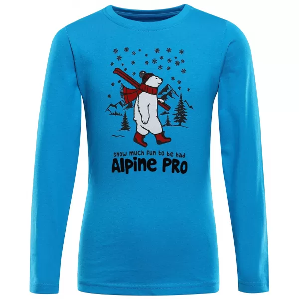  Dječja majica ALPINE PRO ECCO 2 NEON ATOMIC BLUE PA VARIJANTA 