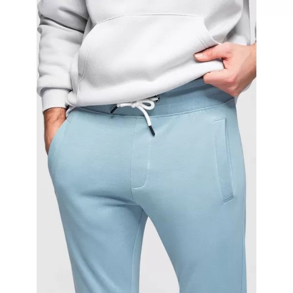  Muške trenirke OMBRE OM-PABS-0304 SVIJETLOPLAVA 