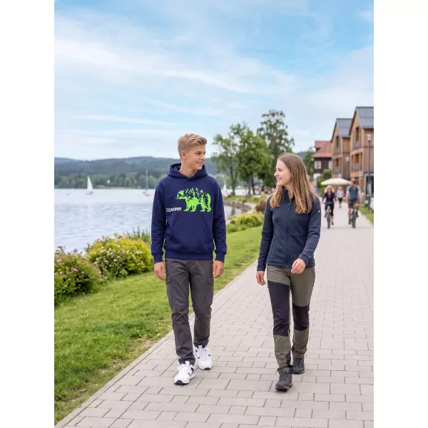  Dječji sweatshirt ALTISPORT ALM193422 PONOĆNO PLAVA 