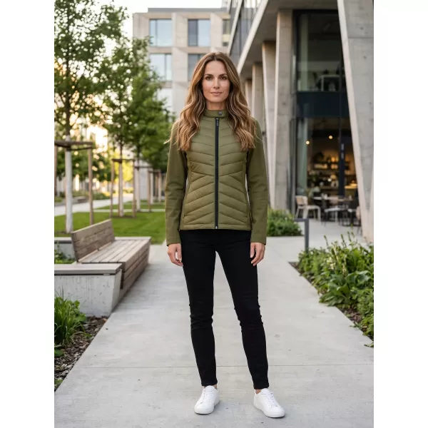  Ženska hibridna jakna MALFINI PREMIUM CROSS 556 AVOKADO ZELENI 