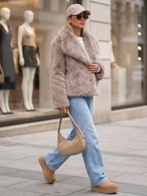 Ženska jakna DSTREET TY5905 BEŽ