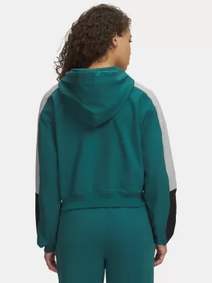 Ženski sweatshirt UNDER ARMOUR SPORT TERRY TREND HOODIE 6009705-338 ZELENA