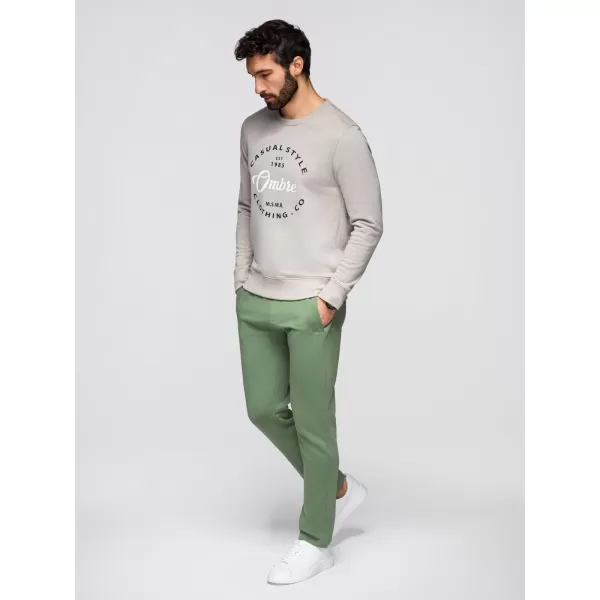  Muške trenirke OMBRE OM-PABS-0304 ZELENA 